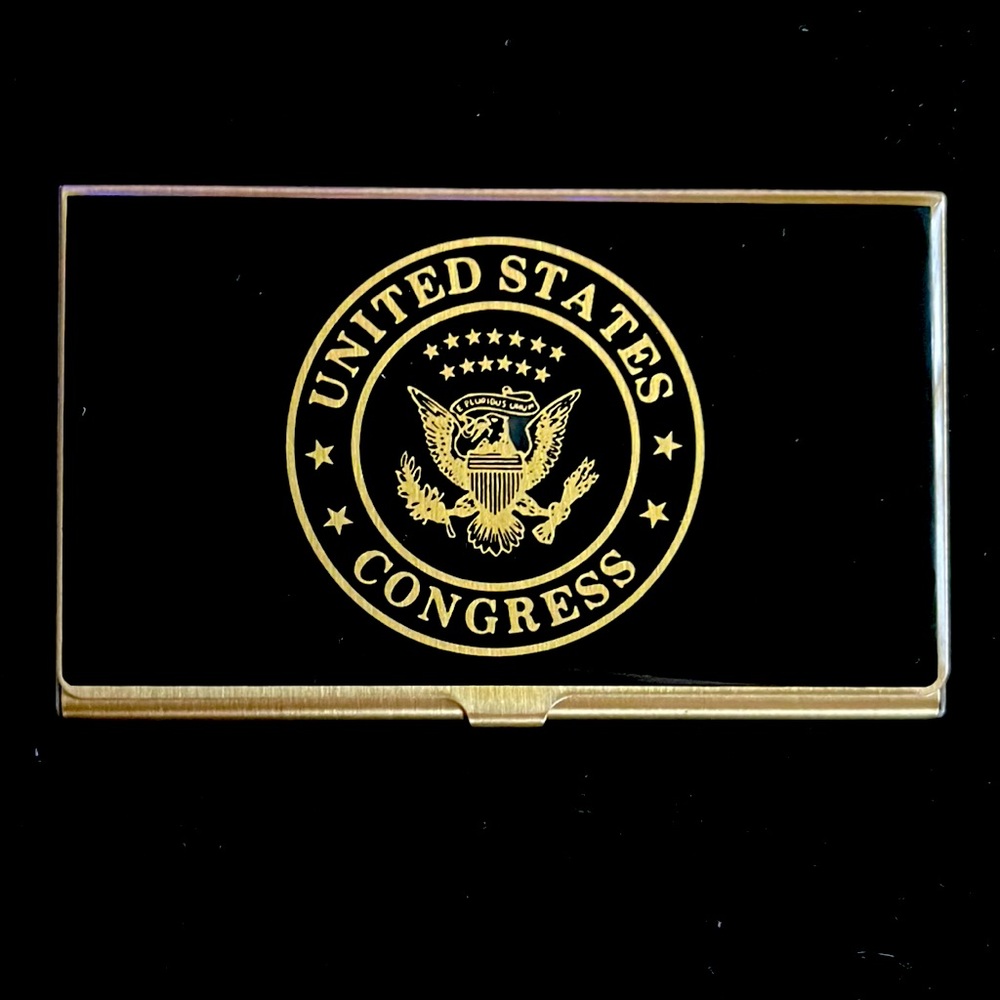Vintage Collectible Business Card Holder United Stat… Gem